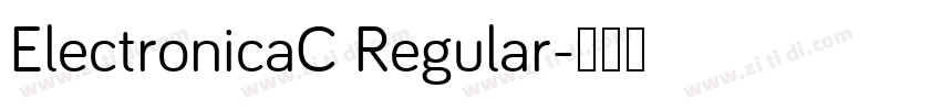 ElectronicaC Regular字体转换